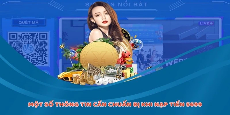 Một số thông tin cần chuẩn bị khi nạp tiền 5699