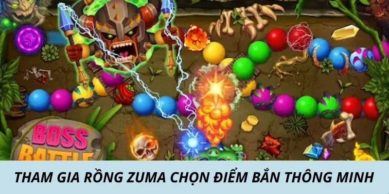 Tham gia rồng Zuma chọn điểm bắn thông minh